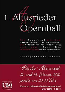 Opernball-Plakat